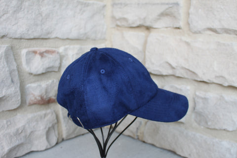 Microsuede Blue Cap