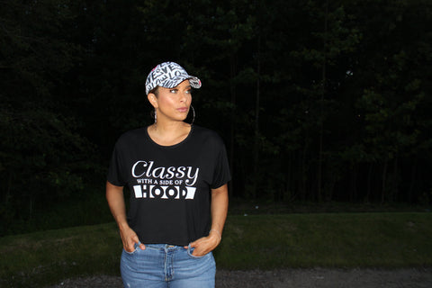 Classy with a Side of Hood Cropped Tee